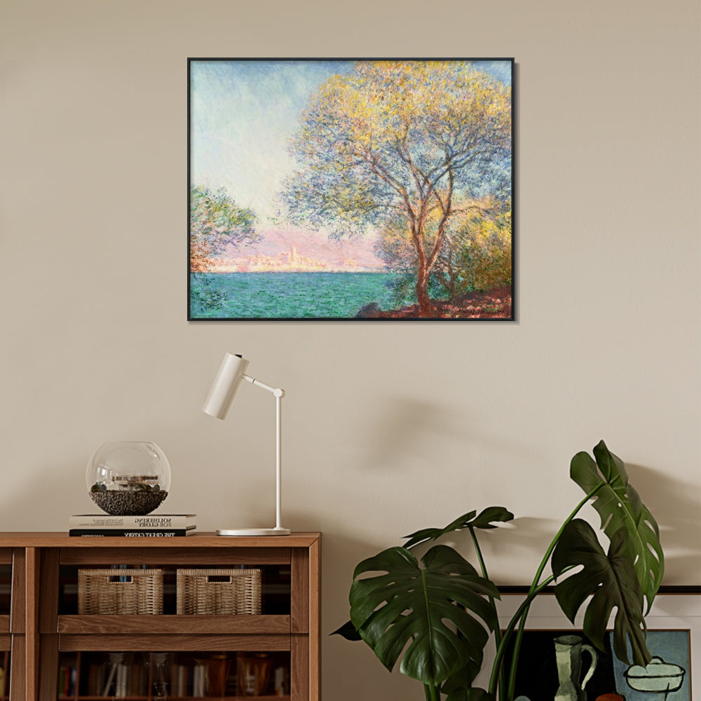 Antibes,in the Morning(1888) by Claude Monet Wall Art