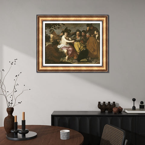 INVIN ART Framed Canvas Art Giclee Print The Triumph of Bacchus by the Christian Soul by Diego Velazquez Wall Art Living Decorations