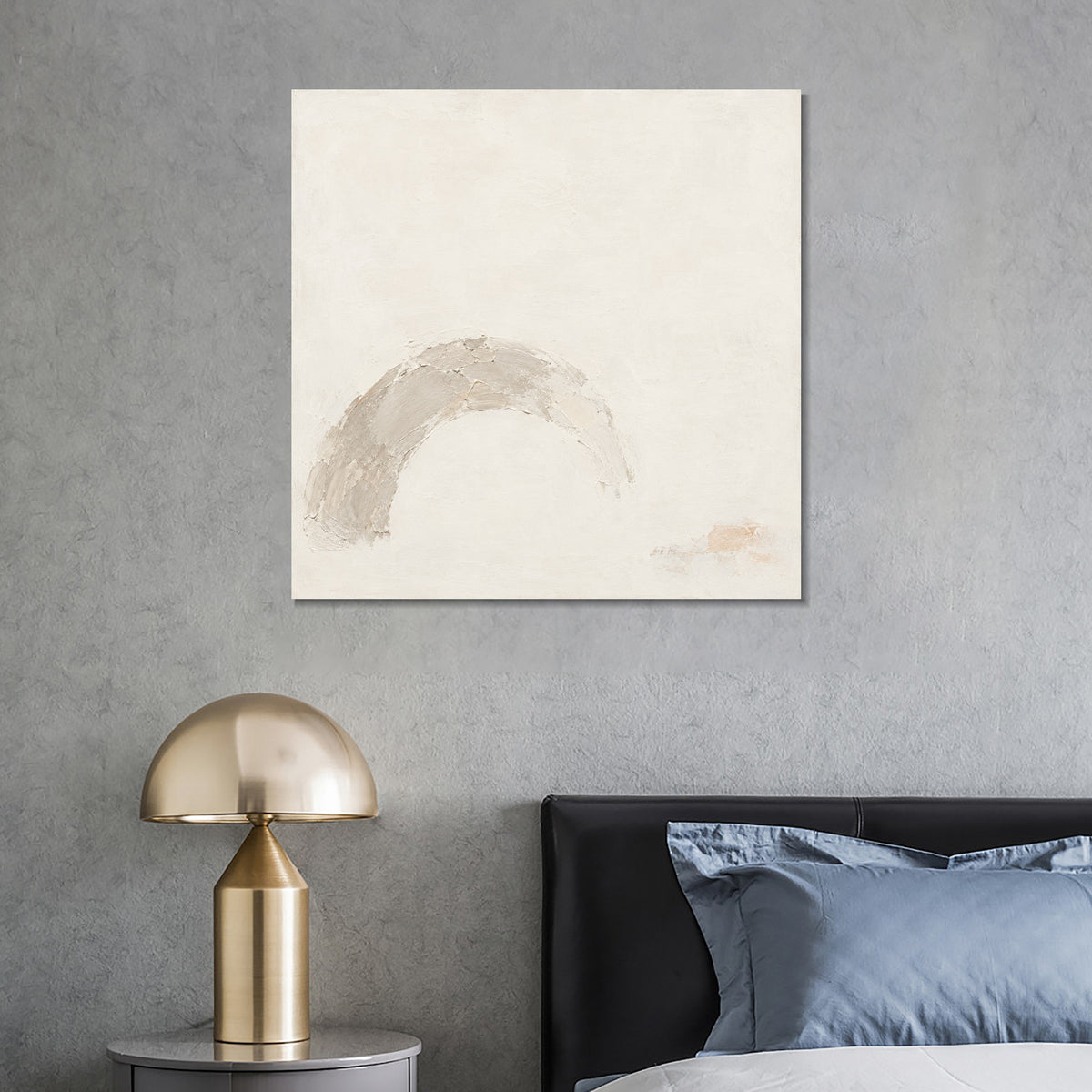 INVIN ART Framed Canvas 100% Handpainted Oil Painting Weathered Arch Wall Art