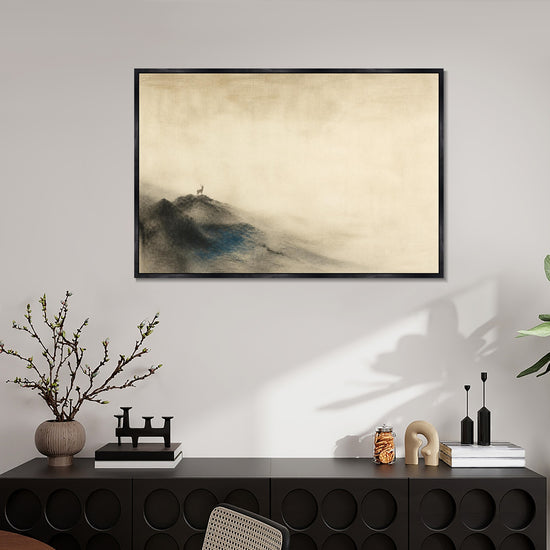 INVIN ART Framed Canvas 100% Handpainted Oil Painting Breath of Ten Thousand Mountains Wall Art