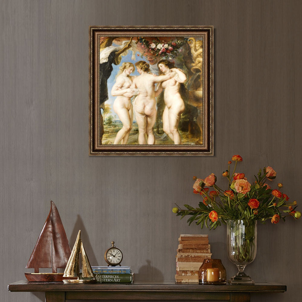 INVIN ART Framed Canvas Art Giclee Print Series#322 by Peter Paul Rubens Wall Art