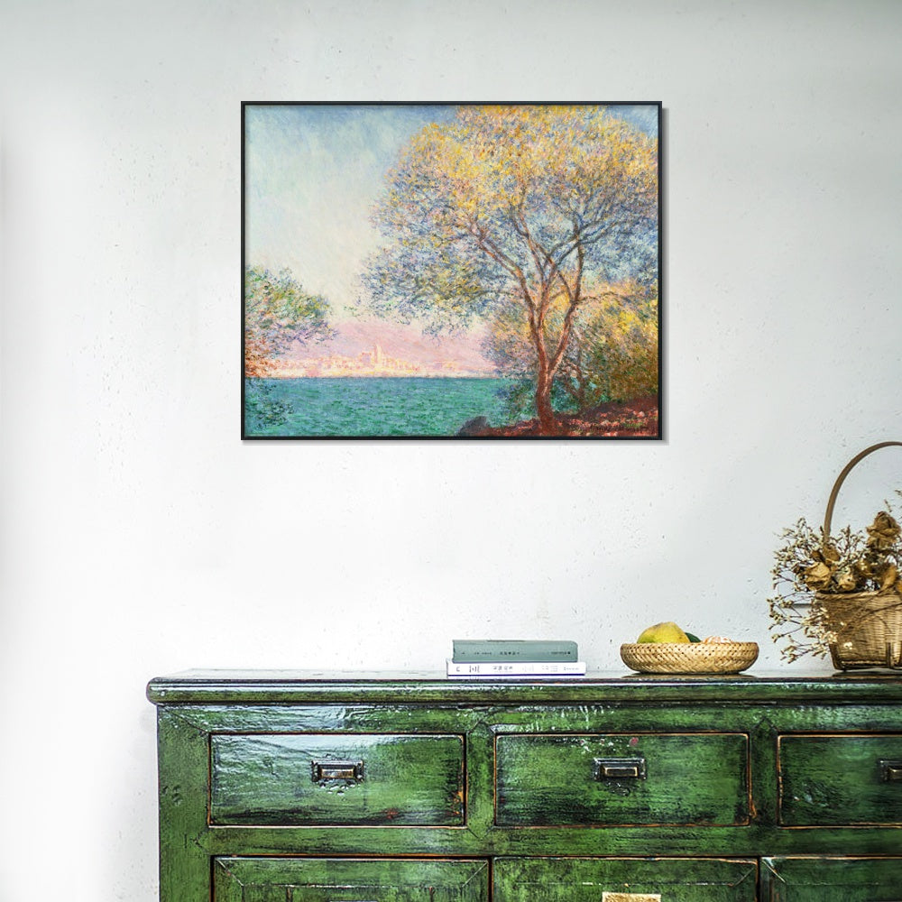 Antibes,in the Morning(1888) by Claude Monet Wall Art