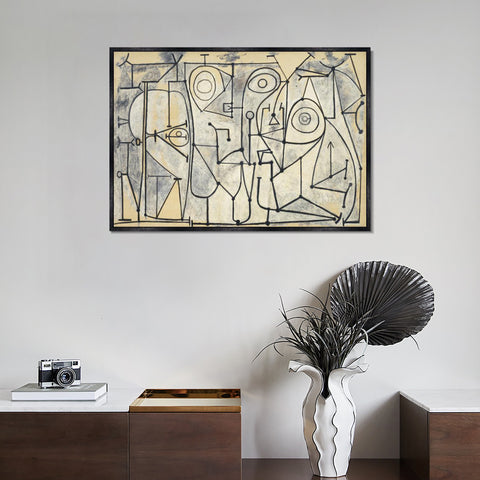 INVIN ART Framed Canvas Giclee Print Art 1948 La cuisine 1 by Pablo Picasso Wall Art Living Room Home Office Decorations