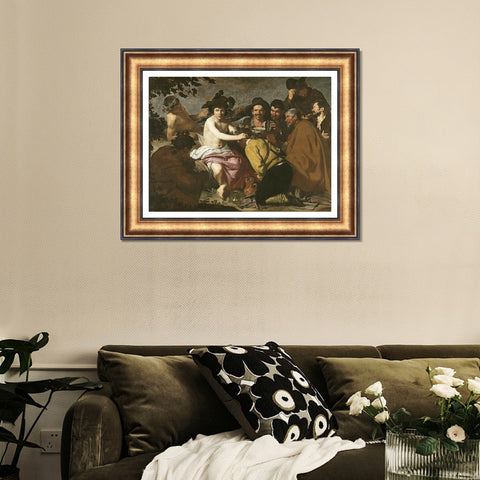 INVIN ART Framed Canvas Art Giclee Print The Triumph of Bacchus by the Christian Soul by Diego Velazquez Wall Art Living Decorations