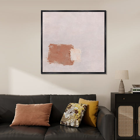 INVIN ART Framed Canvas 100% Handpainted Oil Painting Light Within Clay Wall Art