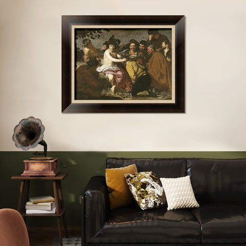 INVIN ART Framed Canvas Art Giclee Print The Triumph of Bacchus by the Christian Soul by Diego Velazquez Wall Art Living Decorations