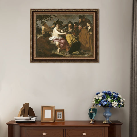 INVIN ART Framed Canvas Art Giclee Print The Triumph of Bacchus by the Christian Soul by Diego Velazquez Wall Art Living Decorations