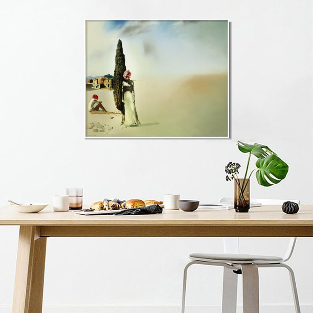 INVIN ART Framed Canvas Series#068 by Salvador Dal Wall Art Living Room Home Office Decorations