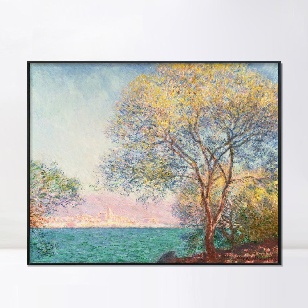 Antibes,in the Morning(1888) by Claude Monet Wall Art
