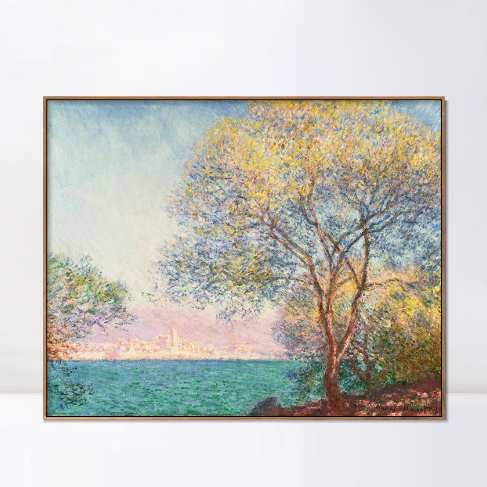 Antibes,in the Morning(1888) by Claude Monet Wall Art