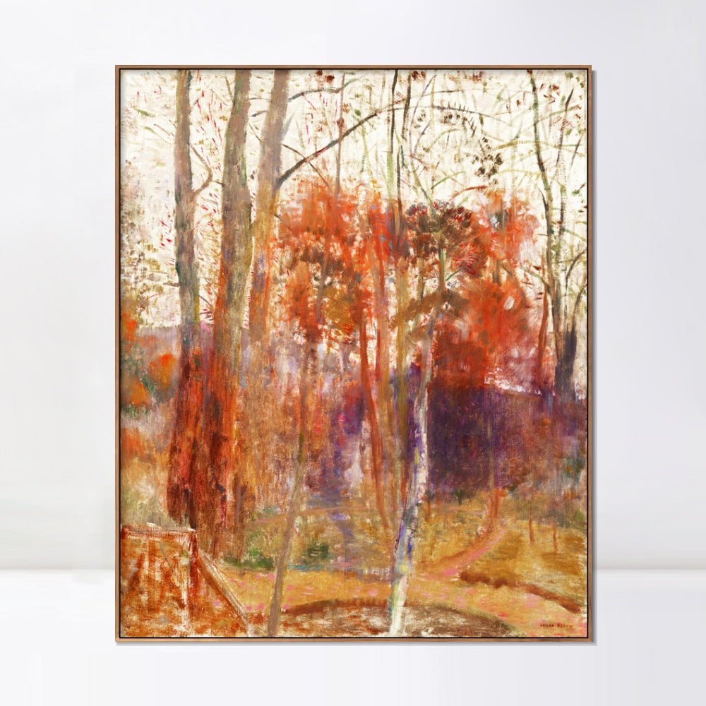 INVIN ART Framed Canvas Series#050 by Odilon Redon Wall Art Living Room Home Office Decorations