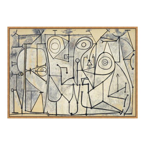 INVIN ART Framed Canvas Giclee Print Art 1948 La cuisine 1 by Pablo Picasso Wall Art Living Room Home Office Decorations
