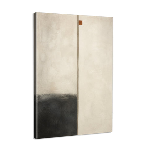 INVIN ART Framed Canvas 100% Handpainted Oil Painting Fine Line and Dark Corner Wall Art