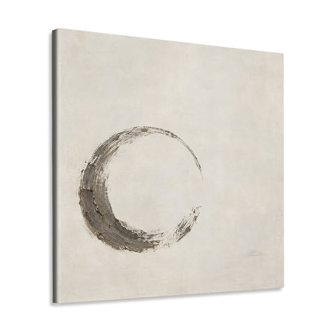 INVIN ART Framed Canvas 100% Handpainted Oil Painting Unfinished Circle Wall Art
