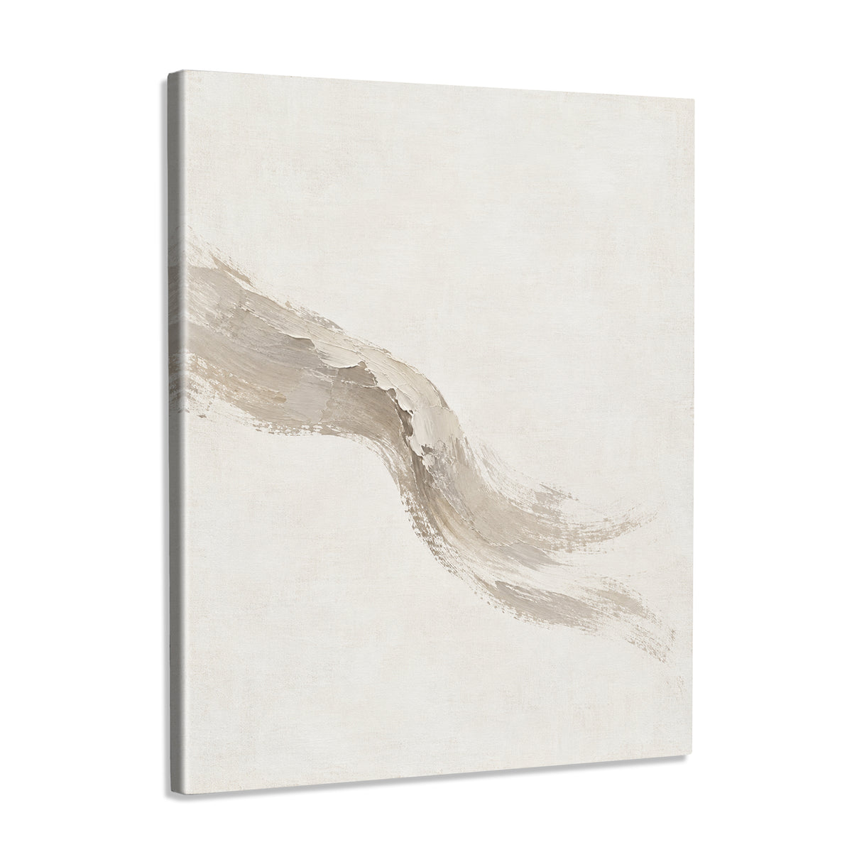 INVIN ART Framed Canvas 100% Handpainted Oil Painting Wind Across Linen Wall Art