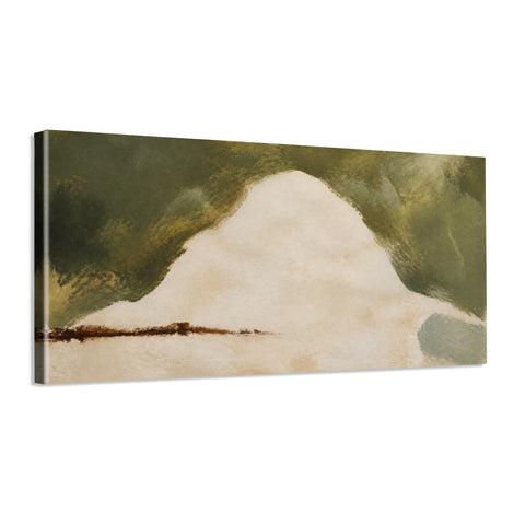 INVIN ART Framed Canvas 100% Handpainted Oil Painting Pale Hill Wall Art