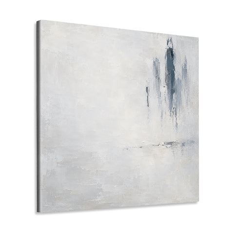 INVIN ART Framed Canvas 100% Handpainted Oil Painting Distant Rain Wall Art