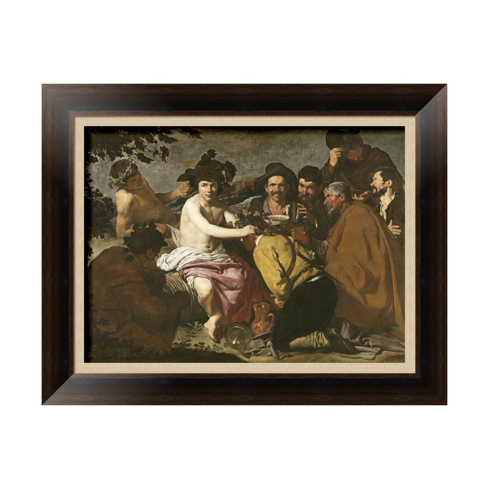 INVIN ART Framed Canvas Art Giclee Print The Triumph of Bacchus by the Christian Soul by Diego Velazquez Wall Art Living Decorations