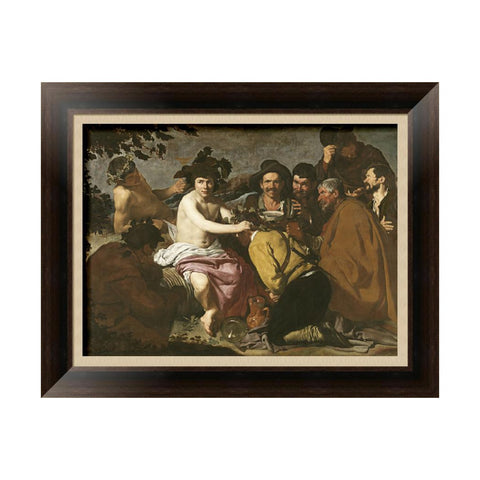 INVIN ART Framed Canvas Art Giclee Print The Triumph of Bacchus by the Christian Soul by Diego Velazquez Wall Art Living Decorations