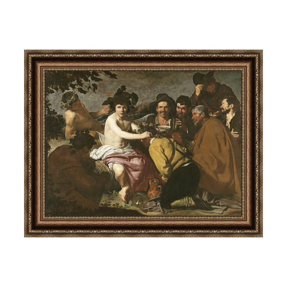 INVIN ART Framed Canvas Art Giclee Print The Triumph of Bacchus by the Christian Soul by Diego Velazquez Wall Art Living Decorations