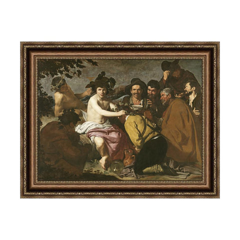 INVIN ART Framed Canvas Art Giclee Print The Triumph of Bacchus by the Christian Soul by Diego Velazquez Wall Art Living Decorations