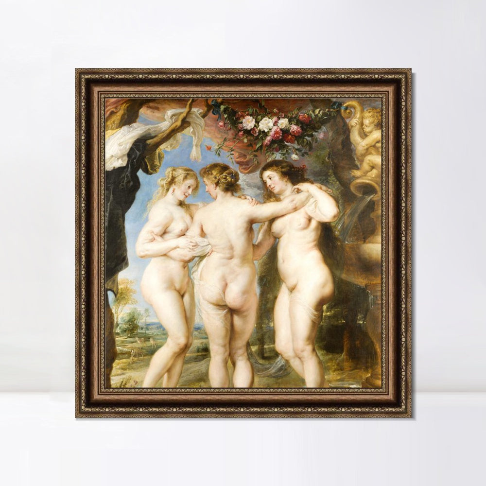 INVIN ART Framed Canvas Art Giclee Print Series#322 by Peter Paul Rubens Wall Art