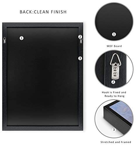 INVIN ART Framed Canvas Giclee Print Art Series 17 by Wassily Kandinsky Wall Art Living Room Home Office Decorations