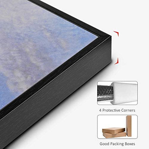 INVIN ART Framed Canvas Giclee Print Art Series 17 by Wassily Kandinsky Wall Art Living Room Home Office Decorations