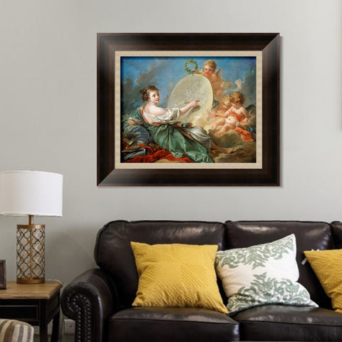 INVIN ART Framed Canvas Art Giclee Print Reimagined by Francois Boucher Wall Art Living Room Home Office Decorations