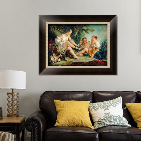 INVIN ART Framed Canvas Art Giclee Print Series#009 by Francois Boucher Wall Art Living Room Home Office Decorations