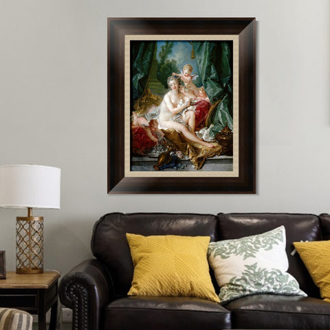 INVIN ART Framed Canvas Art Giclee Print The Toilette of Venus by Francois Boucher Wall Art Living Room Home Office Decorations