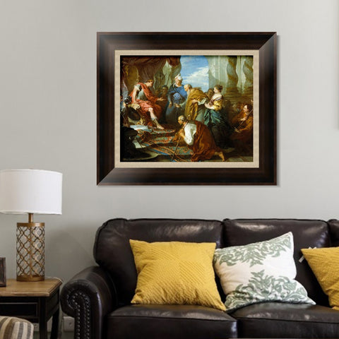 INVIN ART Framed Canvas Art Giclee Print Series#013 by Francois Boucher Wall Art Living Room Home Office Decorations