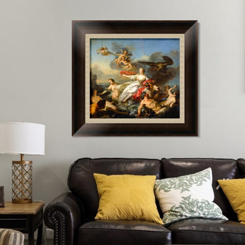 INVIN ART Framed Canvas Art Giclee Print Series#026 by Francois Boucher Wall Art Living Room Home Office Decorations