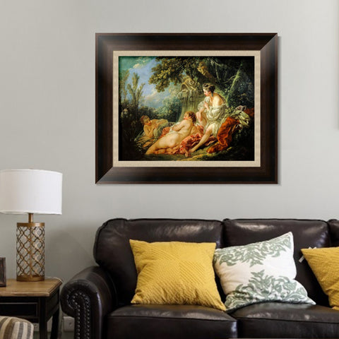 INVIN ART Framed Canvas Art Giclee Print Summer anagoria by Francois Boucher Wall Art Living Room Home Office Decorations
