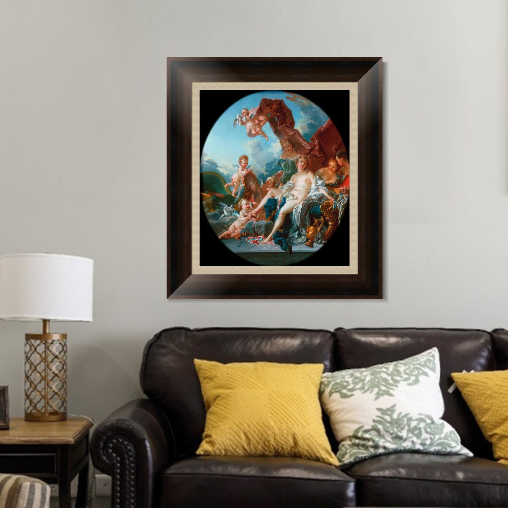 INVIN ART Framed Canvas Art Giclee Print Toilet of Venus by Francois Boucher Wall Art Living Room Home Office Decorations