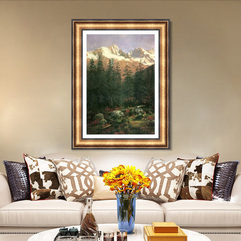 INVIN ART Framed Canvas Art Giclee Print Series#017 by Albert Bierstadt Wall Art Living Room Home Office Decorations