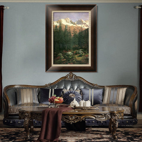 INVIN ART Framed Canvas Art Giclee Print Series#017 by Albert Bierstadt Wall Art Living Room Home Office Decorations