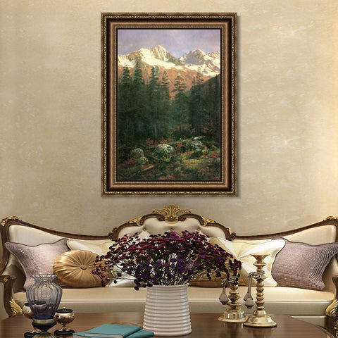 INVIN ART Framed Canvas Art Giclee Print Series#017 by Albert Bierstadt Wall Art Living Room Home Office Decorations
