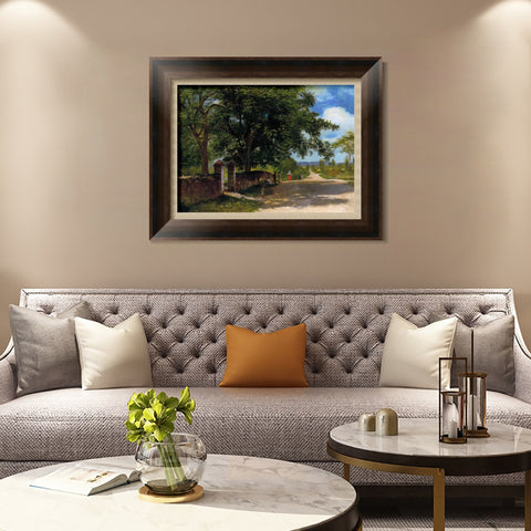 INVIN ART Framed Canvas Art Giclee Print life in the countryside by Albert Bierstadt Wall Art Living Room Home Office Decorations