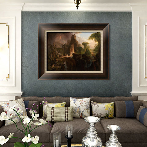 INVIN ART Framed Canvas Art Giclee Print Series#50 by Albert Bierstadt Wall Art Living Room Home Office Decorations