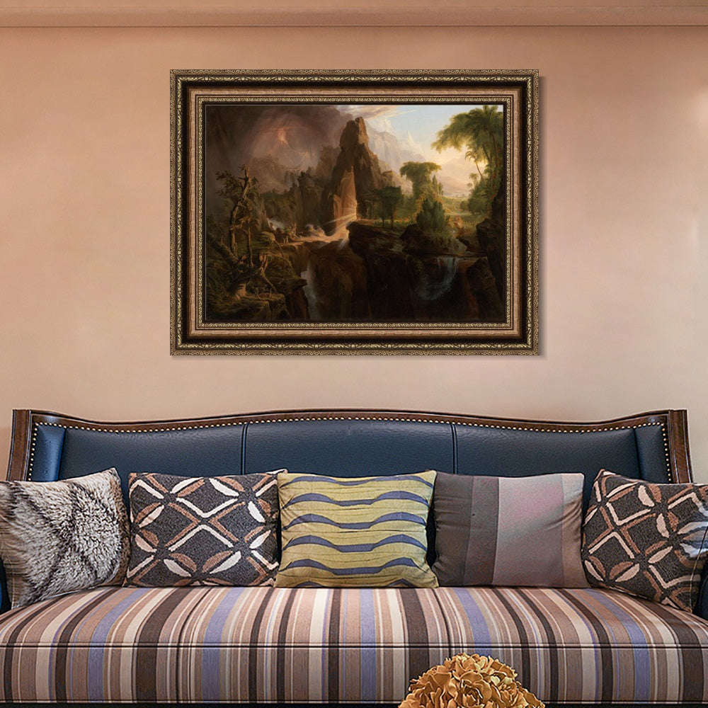 INVIN ART Framed Canvas Art Giclee Print Series#50 by Albert Bierstadt Wall Art