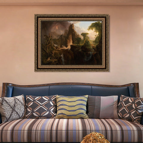 INVIN ART Framed Canvas Art Giclee Print Series#50 by Albert Bierstadt Wall Art Living Room Home Office Decorations