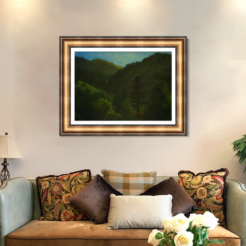 INVIN ART Framed Canvas Art Giclee Print Series#52 by Albert Bierstadt Wall Art Living Room Home Office Decorations