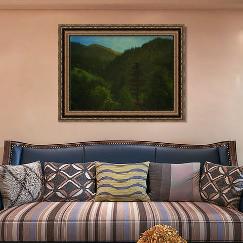 INVIN ART Framed Canvas Art Giclee Print Series#52 by Albert Bierstadt Wall Art Living Room Home Office Decorations