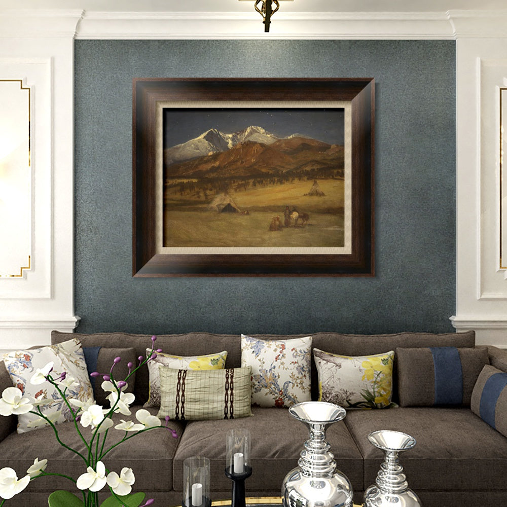 INVIN ART Framed Canvas Art Giclee Print Series#66 by Albert Bierstadt Wall Art