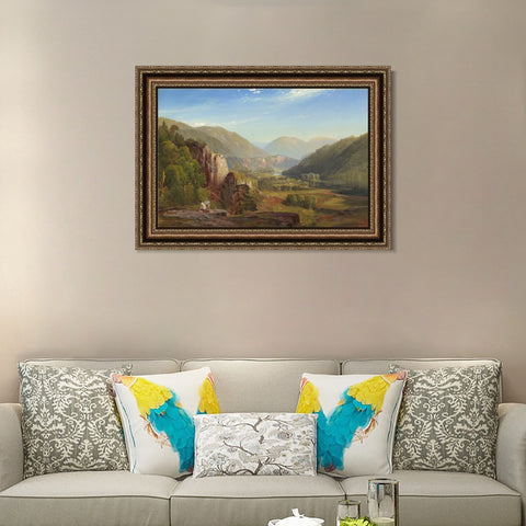 INVIN ART Framed Canvas Art Giclee Print Mountains#5 by Albert Bierstadt Wall Art Living Room Home Office Decorations
