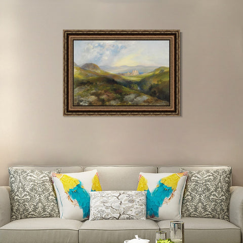 INVIN ART Framed Canvas Art Giclee Print Series#82 Landscape by Albert Bierstadt Wall Art Living Room Home Office Decorations