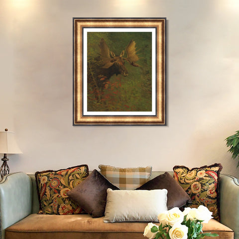 INVIN ART Framed Canvas Art Giclee Print Series#93 by Albert Bierstadt Wall Art Living Room Home Office Decorations