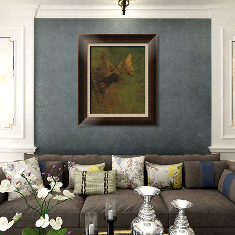 INVIN ART Framed Canvas Art Giclee Print Series#93 by Albert Bierstadt Wall Art Living Room Home Office Decorations