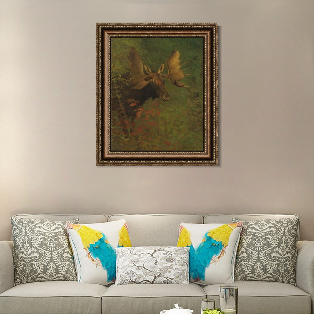 INVIN ART Framed Canvas Art Giclee Print Series#93 by Albert Bierstadt Wall Art